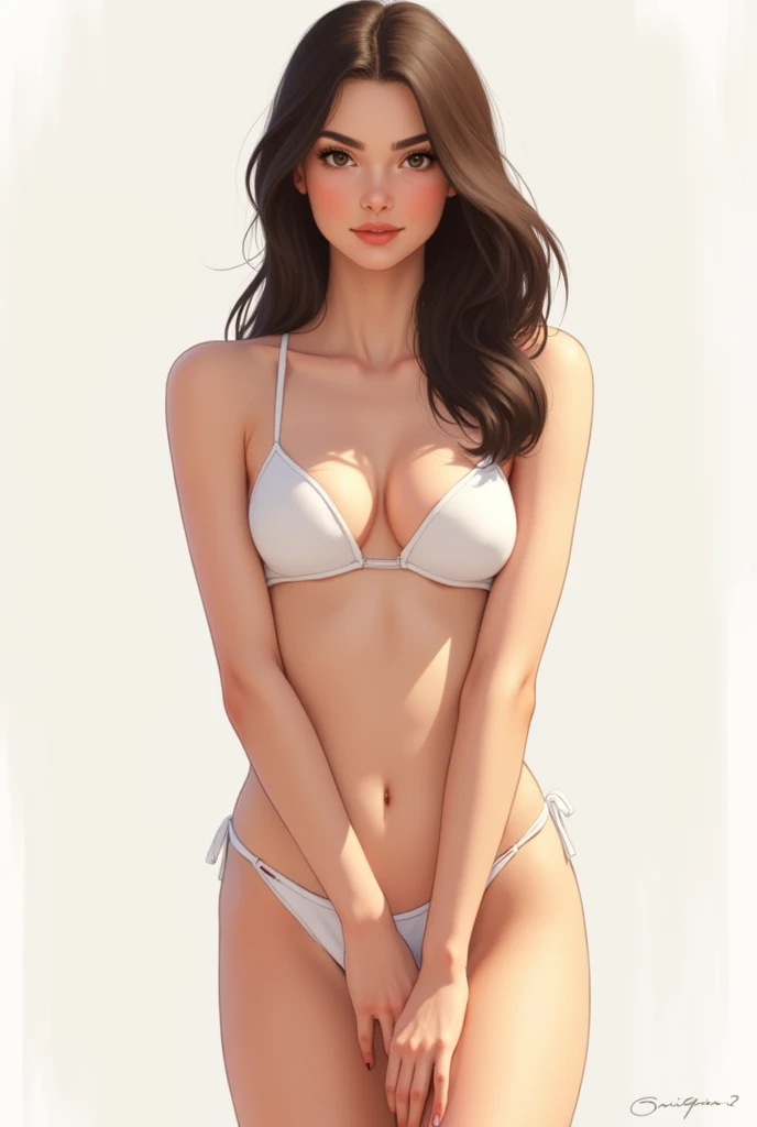 Could you draw a realistic girl without clothes? 
 
