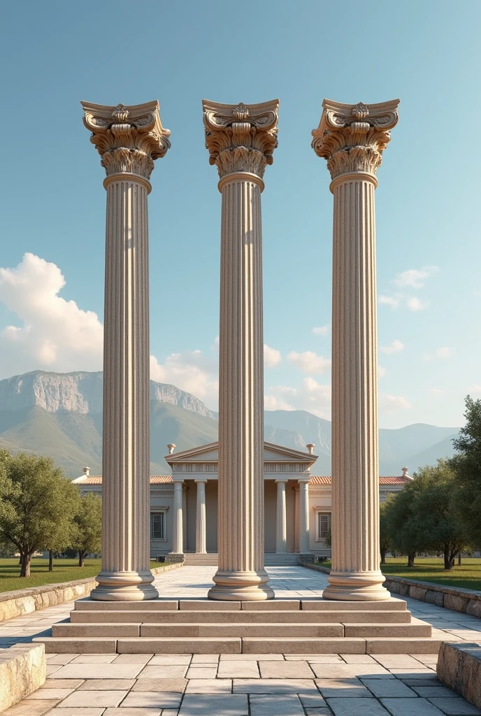 Doric, Ionic, and Corinthian Columns