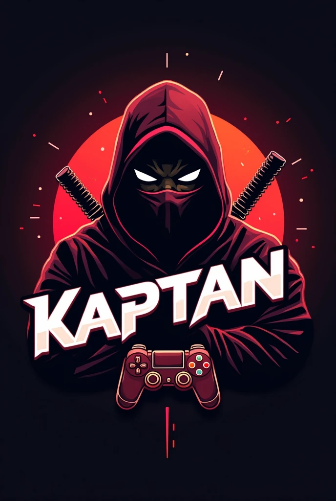 PROMPT
This is a gaming logo that features the name "KAPTAAN" in a futuristic font and a red color. and ninja Anime avtar, The logo also has a stylized controller icon and a ninja in the background. The logo is designed to be attractive and eye-catching, and to appeal to gaming enthusiasts and YouTube viewers. I hope you like it.
EDITING