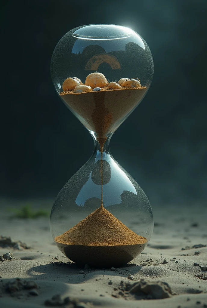 Hourglass but instead of sand, nuclear warheads