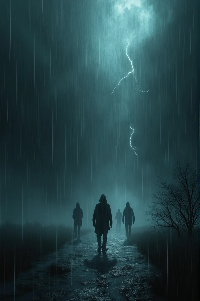 A rain of black