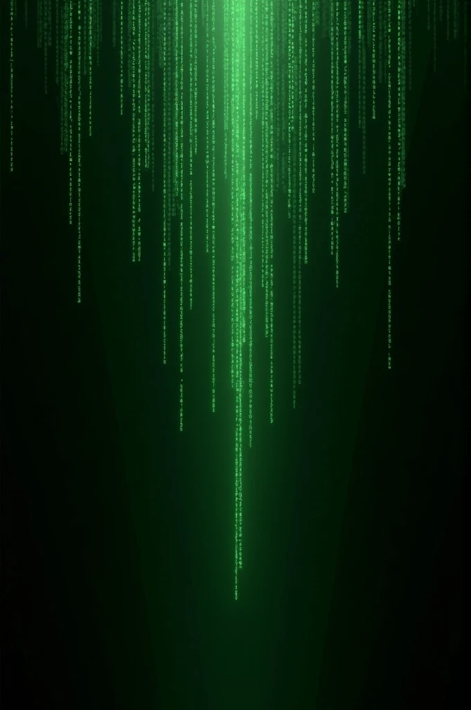 Matrix movie themed wallpaper , without letters, pure codes