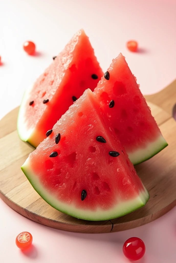 Watermelon cutting art