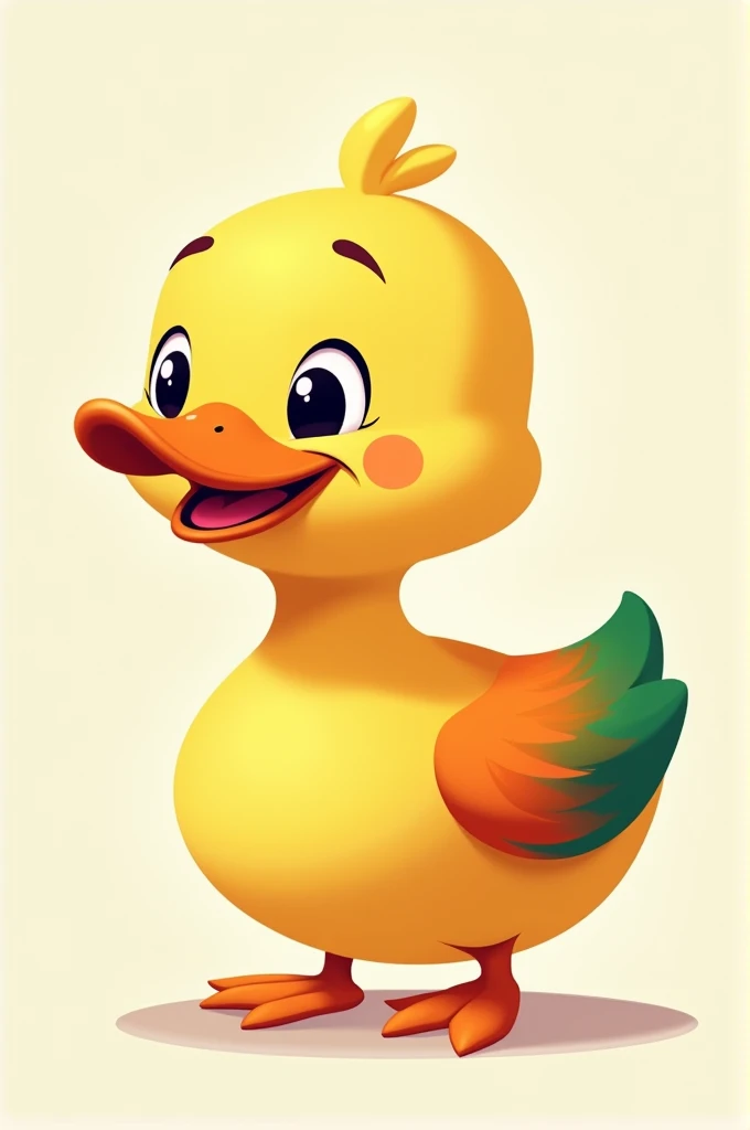 A cartoon duck for a profile picture 