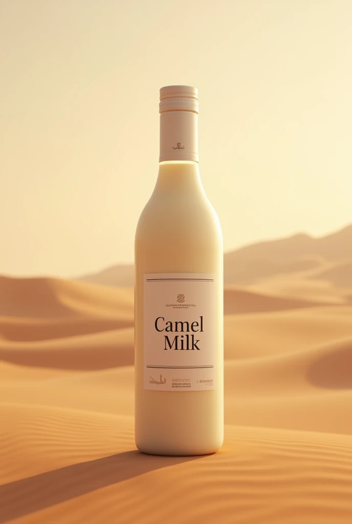 Make me a bottle of camel milk with the name camel milk
