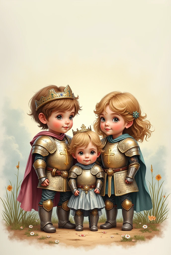 children with the armor of god paper drawing format