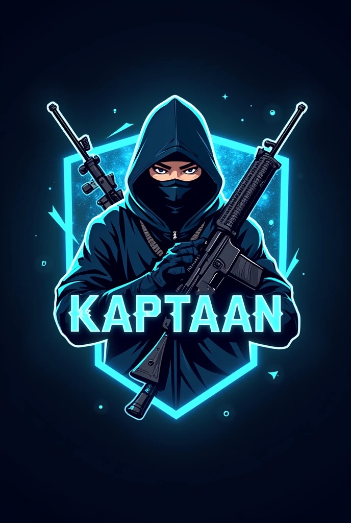 PROMPT
This is a gaming logo that features the name "KAPTAAN" in a futuristic font and a neon bluecolor. and ninja Anime avtar, The logo also has a stylized controller icon and a m416 in the background. The logo is designed to be attractive and eye-catching, and to appeal to gaming enthusiasts and YouTube viewers. I hope you like it.
EDITING