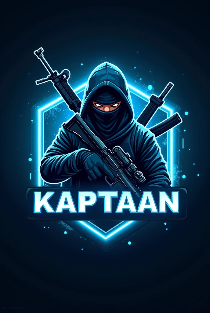 PROMPT
This is a gaming logo that features the name "KAPTAAN" in a futuristic font and a neon bluecolor. and ninja Anime avtar, The logo also has a stylized controller icon and a m416 in the background. The logo is designed to be attractive and eye-catching, and to appeal to gaming enthusiasts and YouTube viewers. I hope you like it.
EDITING