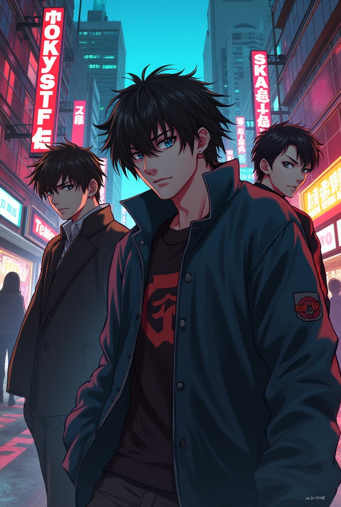 Create a WhatsApp group cover based on Tokyo Revengers 