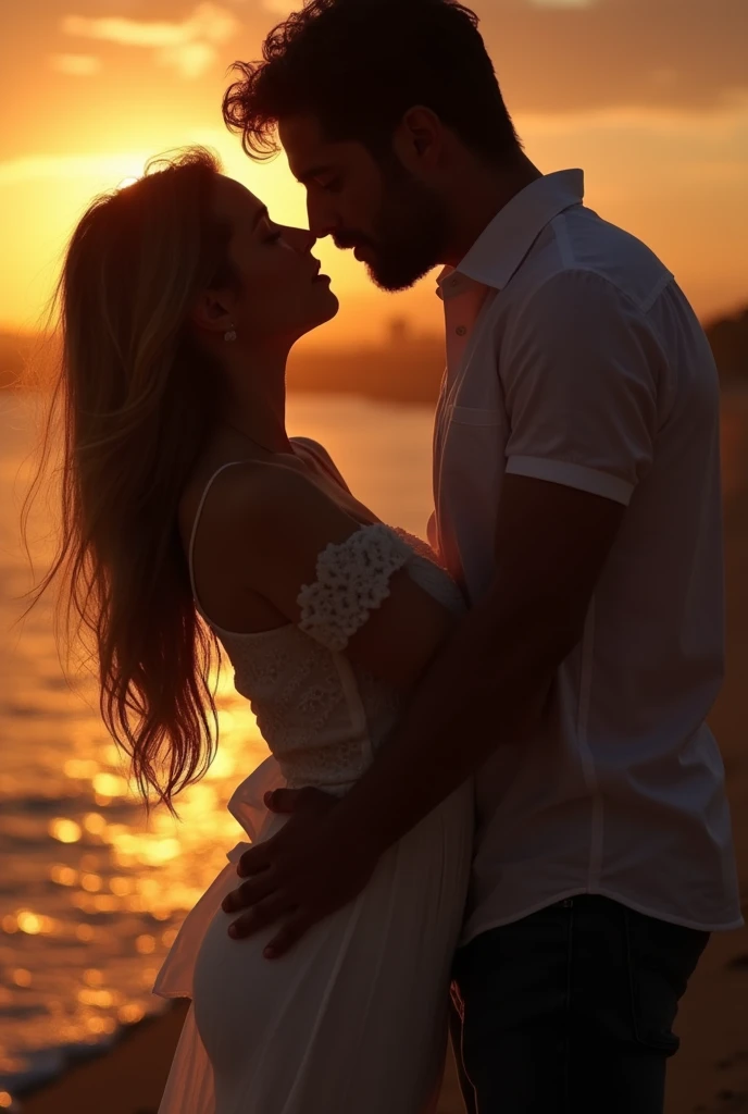 A romantic fuck with a woman