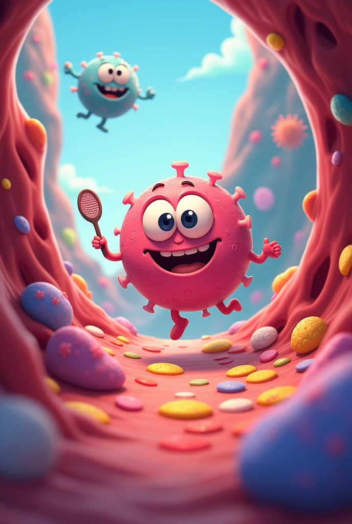 Create animated images for 8--old ut B lymphocytes