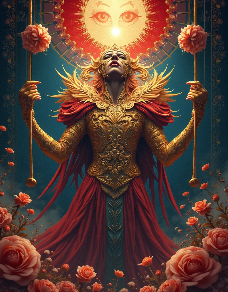 VAJRA, flowers, skulls
