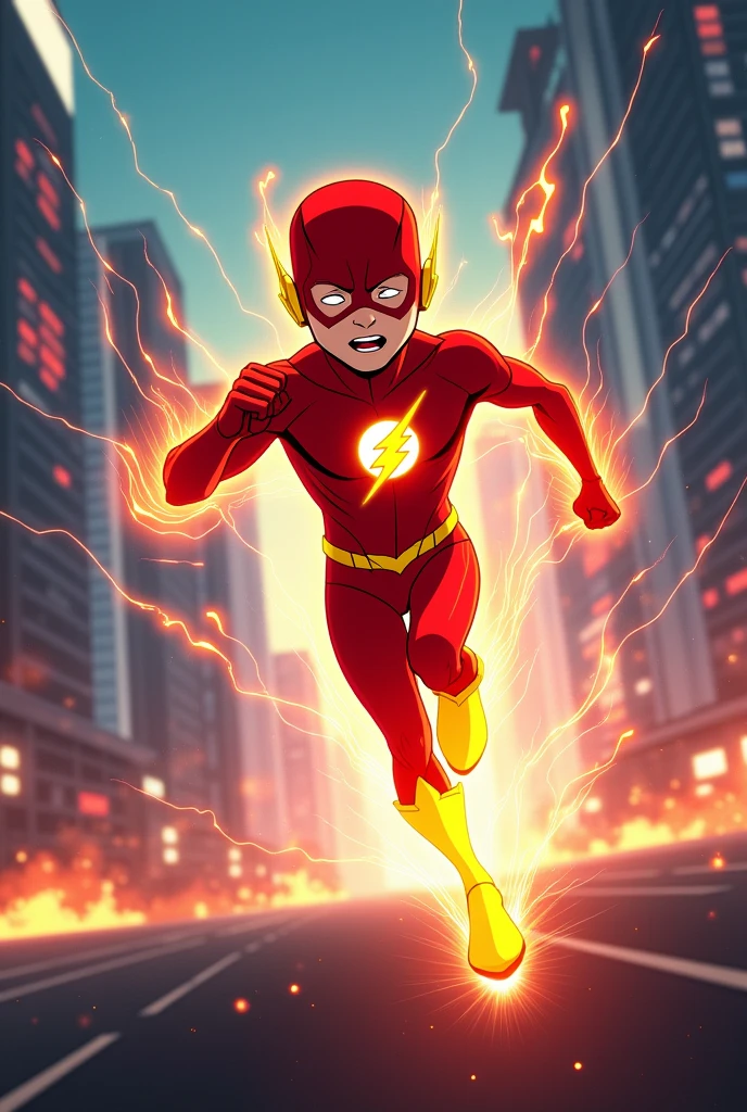 ??? flash hologram wallpaper based on young justice