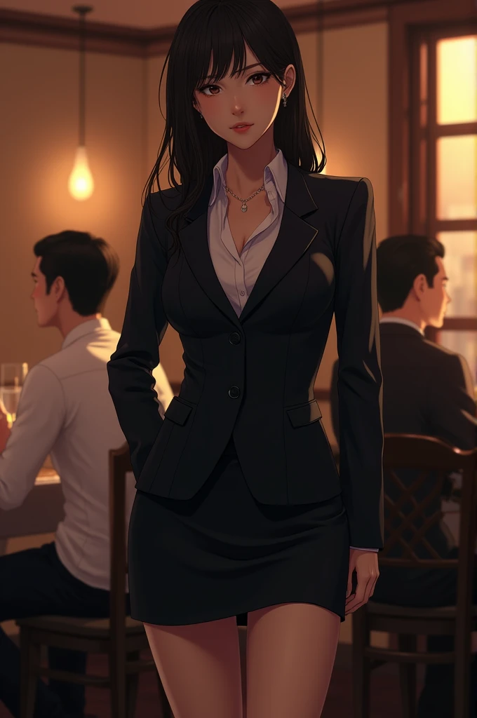 Yor from the anime series Spyxfamily if he were a real person
