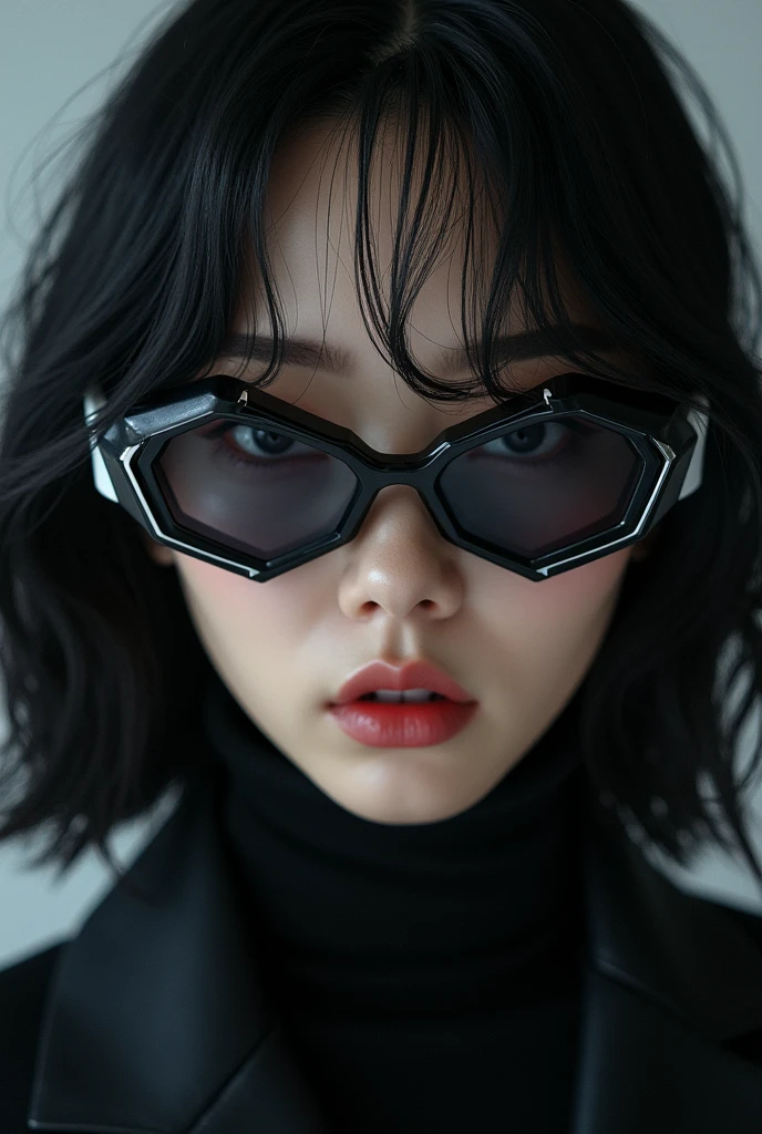 jeon soyeon with siren glasses