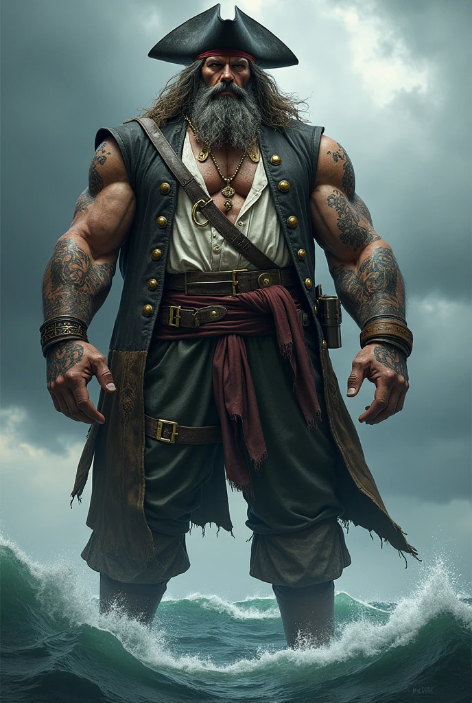 Create a Goliath with pirate clothes