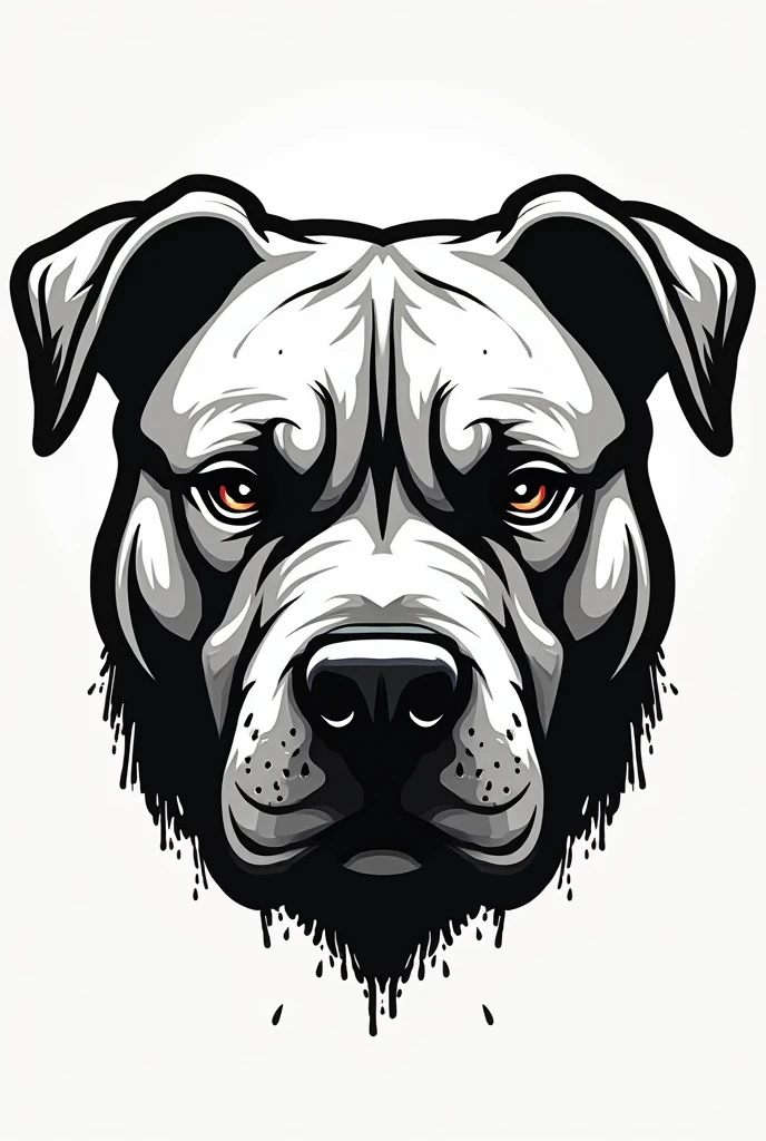 Pitbull Head Emblem 