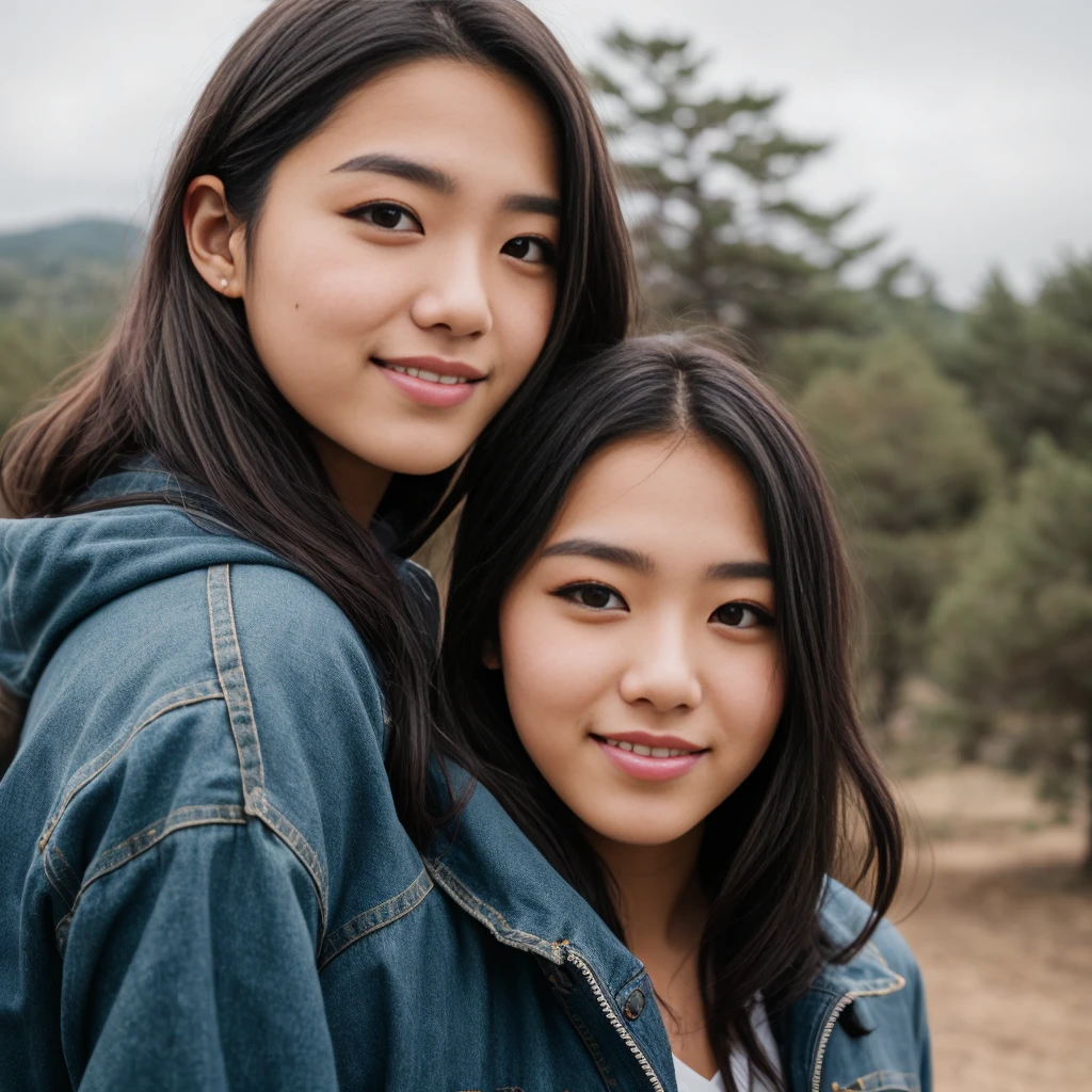 RAW photo in sequence, a photo of a 16 year old teenager, happy, whole body, free area, wearing cold clothes, Saltanfo, Overcast weather, detailed face, Detailed backgrounds , natural lights, HdR, realistic photo, professional photo, flirt with the viewer, visually sexy, photorealistic, linda, first natural, 8K UHD, high quality, film grain, Fujifilm XT3,anime way