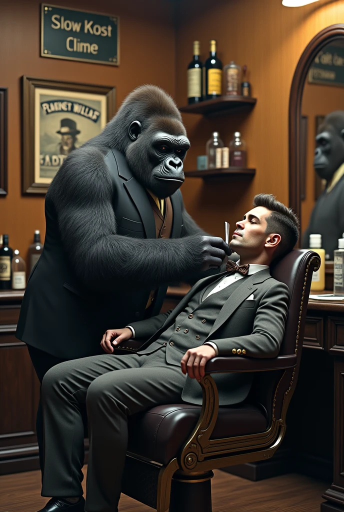 Barber gorilla