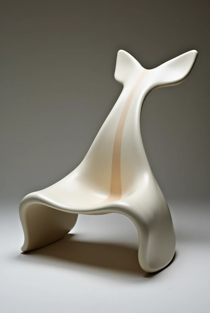 A chair for museum inspired by a whale