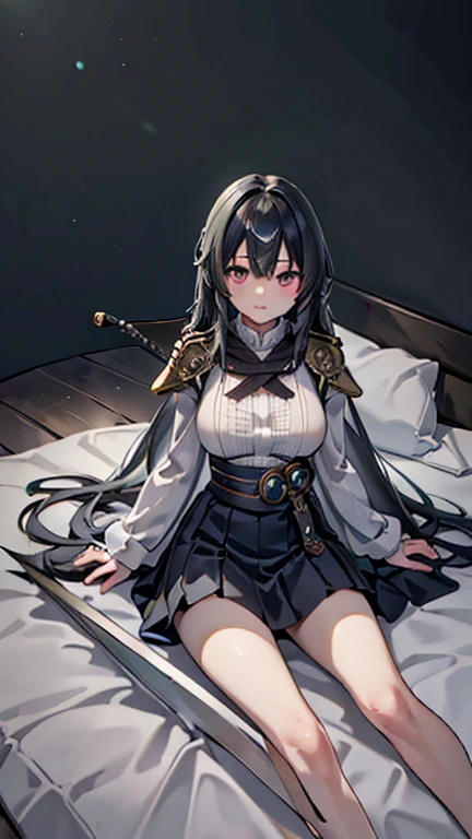 best quality, high quality, ultra quality, 8k, masterpiece, detailed, extremely detailed, insanely detailed, ultra detailed, ultra highres ,exquisite,
lifelike Images,cinematic experience,UHD picture,Realistic,photorealistic,hyperrealistic,vivid,RAW photo,shot by DSLR, (Giant sword:1.2), (a female swordsman with a very large sword)