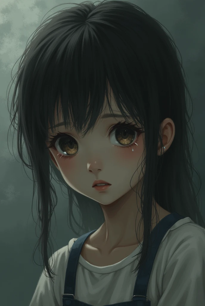 Image of a sad girl 
