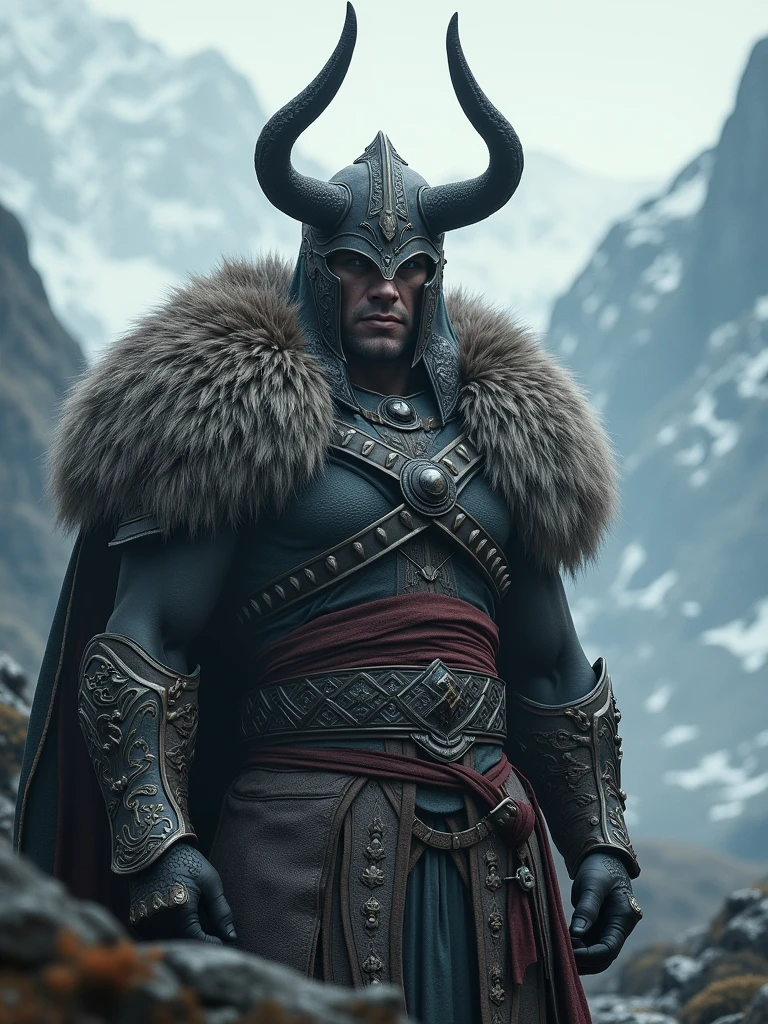 Eivor, Ami des Loups (Assassin's Creed Valhalla). L’ensemble de l’image est rendu en 32K avec des détails complexes et une qualité cinématographique
