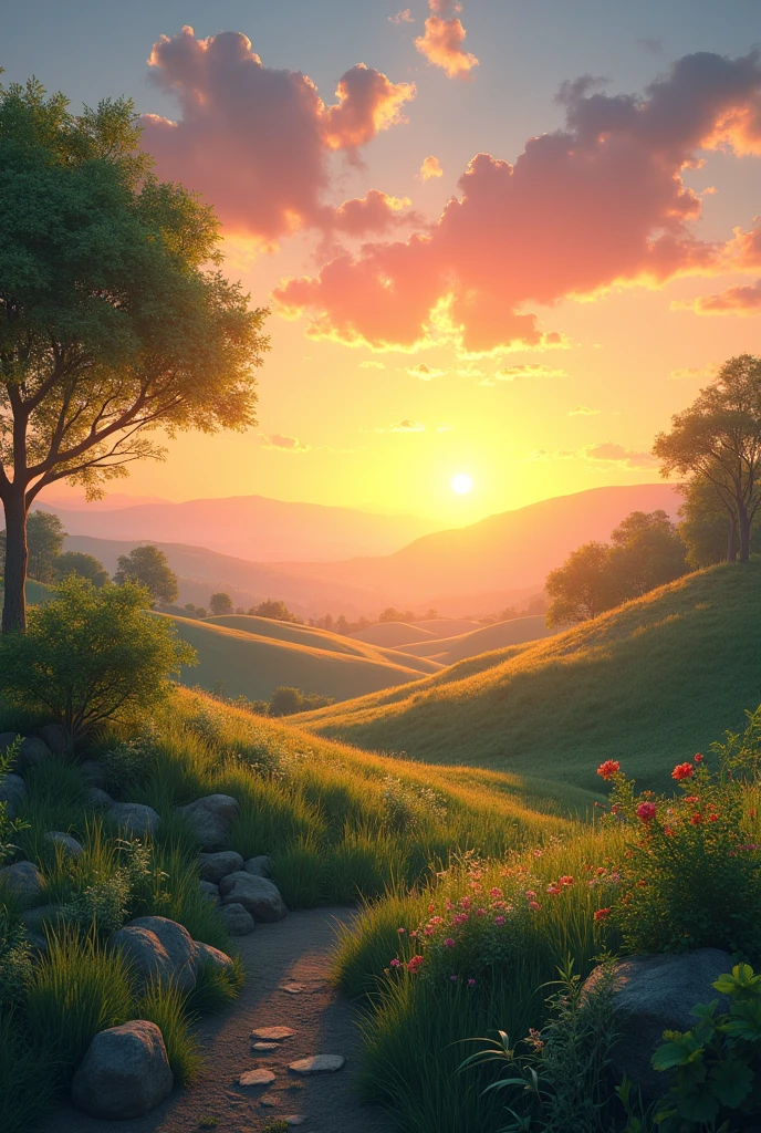 null、sunset、nature