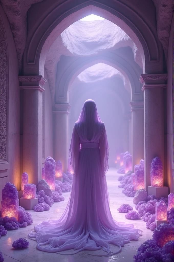 An amethyst room