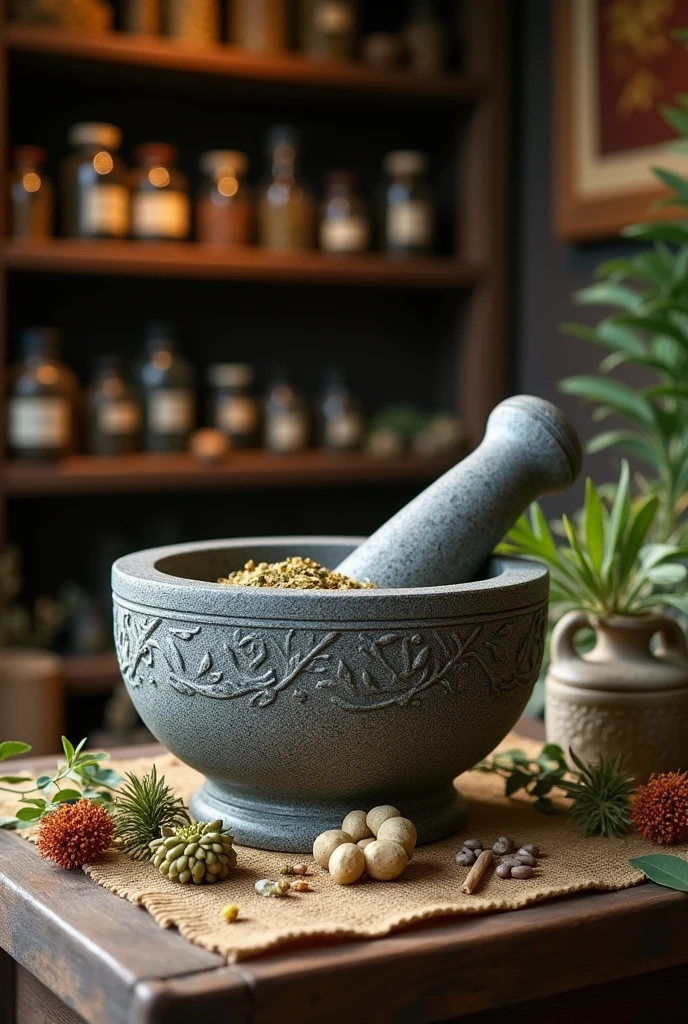 Medicinal mortar