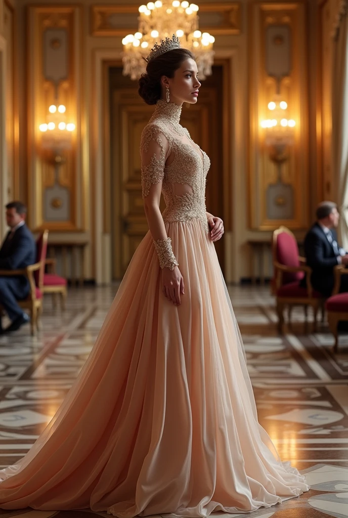 Danish Queen's gala gown