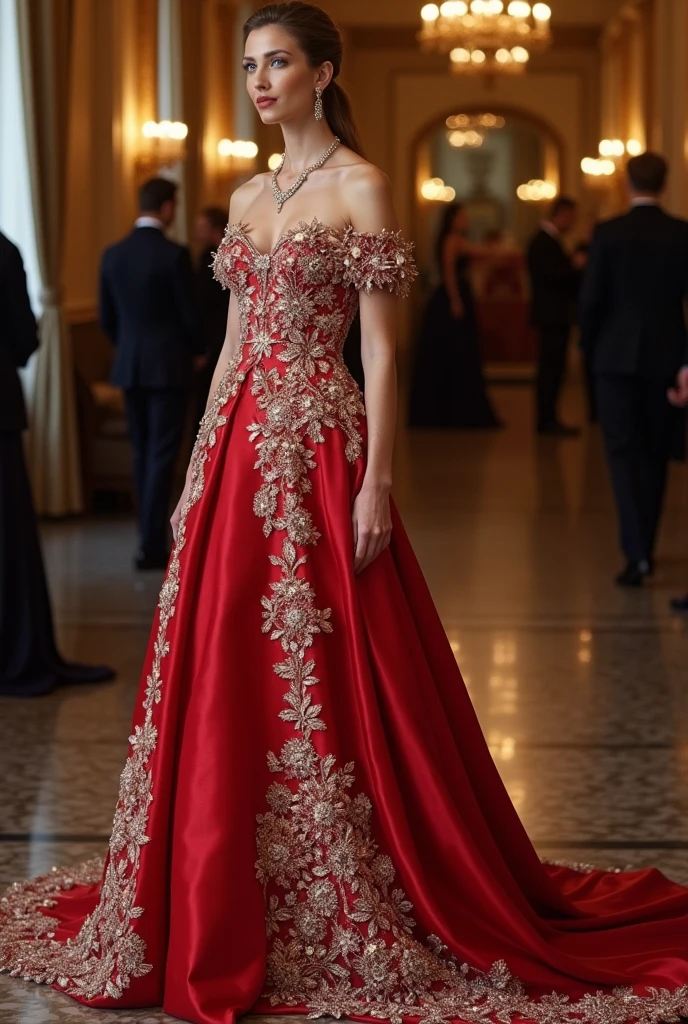 Danish Queen's gala gown 