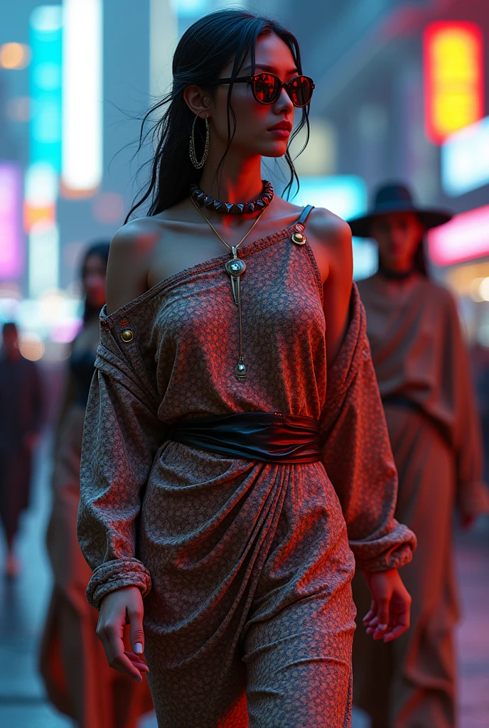 Futuristic bohemian clothing 