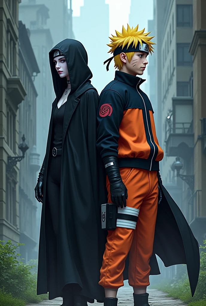 Naruto uzumaki x raven dc comics