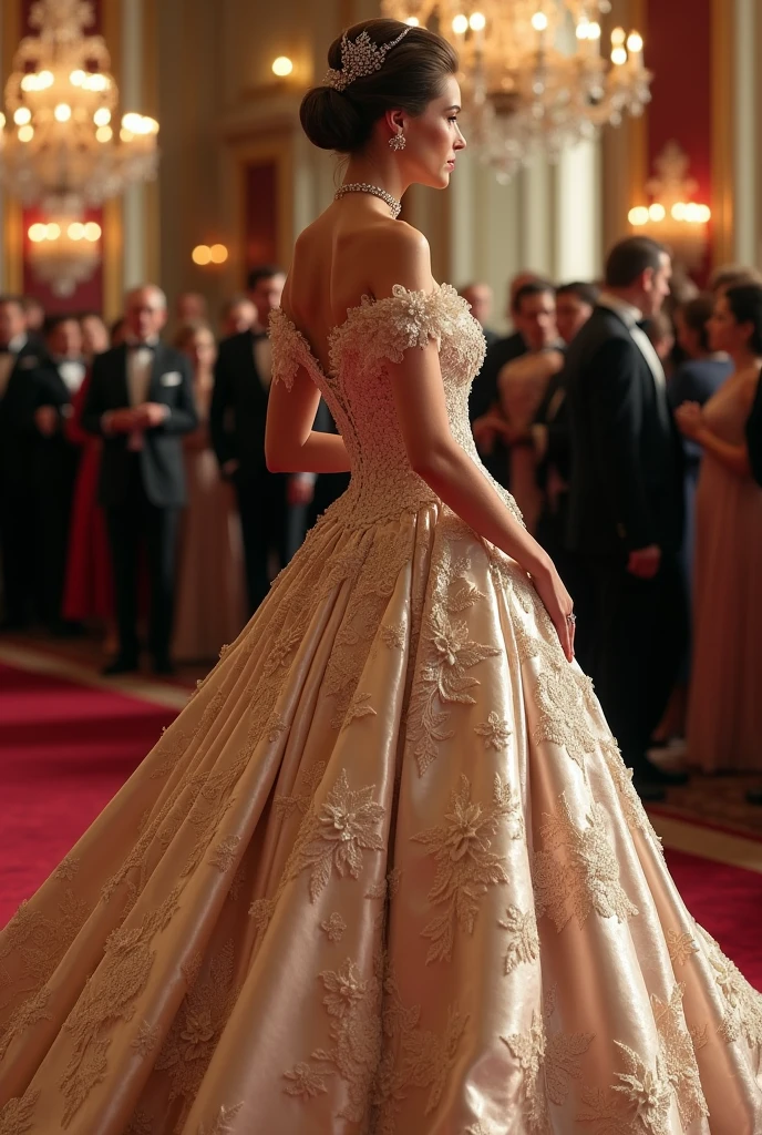 Danish Queen's gala gown