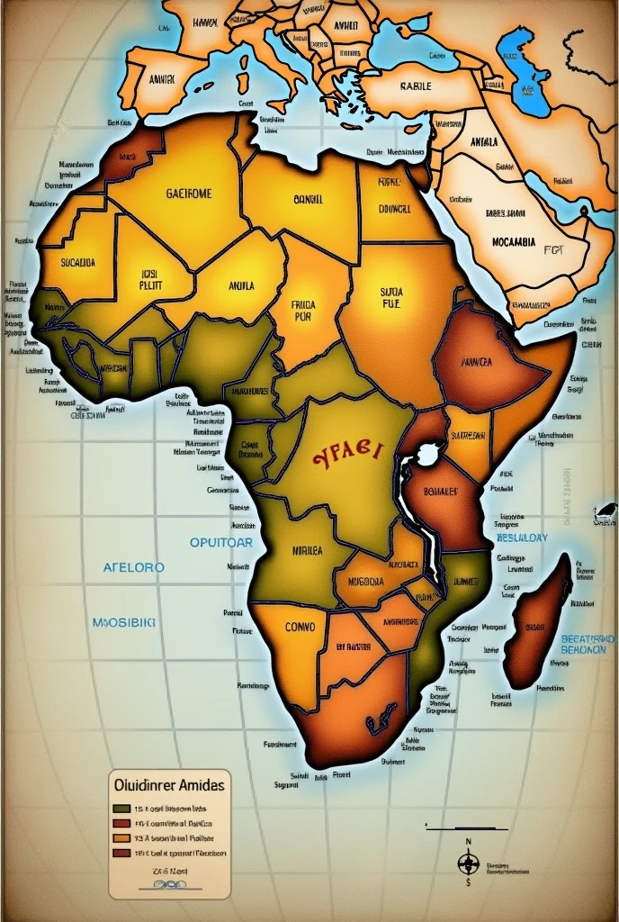 Create a world map with arrows indicating where they came from and where they arrived with this information.,  write everything in Brazilian Portuguese:

Enslaved Africans left from:

1. **Costa da Mina (West Africa)**: ENOUGH, From, and Nigeria → Arrived in Salvador city (bahia) e reef (Pernambuco).
  
2. **Angola e congo (Central Africa)**: Luanda and Benguela (Angola), Cabinda (congo) → Arrived in Rio de Janeiro, Salvador city (bahia) e reef (Pernambuco).

3. **Mozambique (East Africa)**: Quelimane e Ilha de Mozambique → Chegaram em São Luís (Maranhao).

These routes crossed the Atlantic Ocean to key ports in Brazil, like Salvador city, reef, Rio de Janeiro and São Luís.