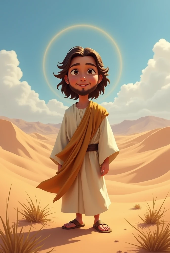 Pixar Disney Jesus in the desert


