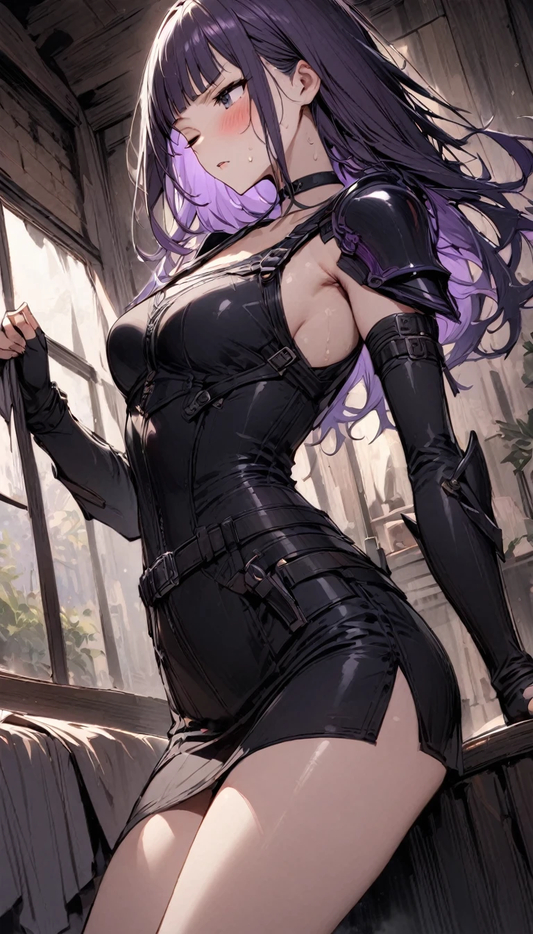 tmasterpiece,Great anime art,A painting of a woman with long hair and long hair,Beauty in demon killer art,Perfect anime body,Tall,s the perfect face,Perfect facial features,angry look,long leges,huge tit,Whole body movement,4k manga wallpapers,Full body combat stance,Realistic light and shadows,beautiful line art,Powerful comic art,anime artsyle,painting art,kentaro miura manga art style,His caricature full-body portrait,Hojoji manga style,shigenori soejima illustration,Beautiful fanart,detail-rich,Masayoshi Suto and artgerm,detailed manga style