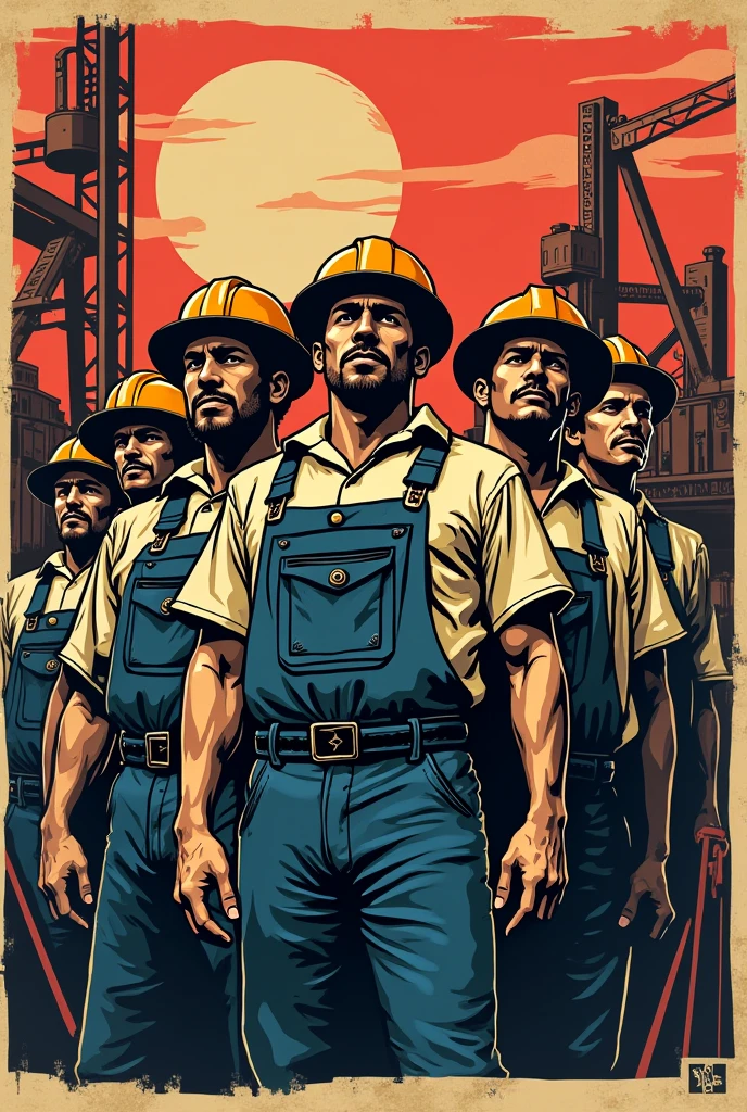 A woodcut with a union theme