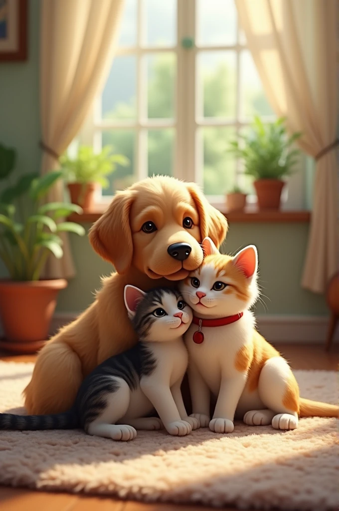 dog with cat