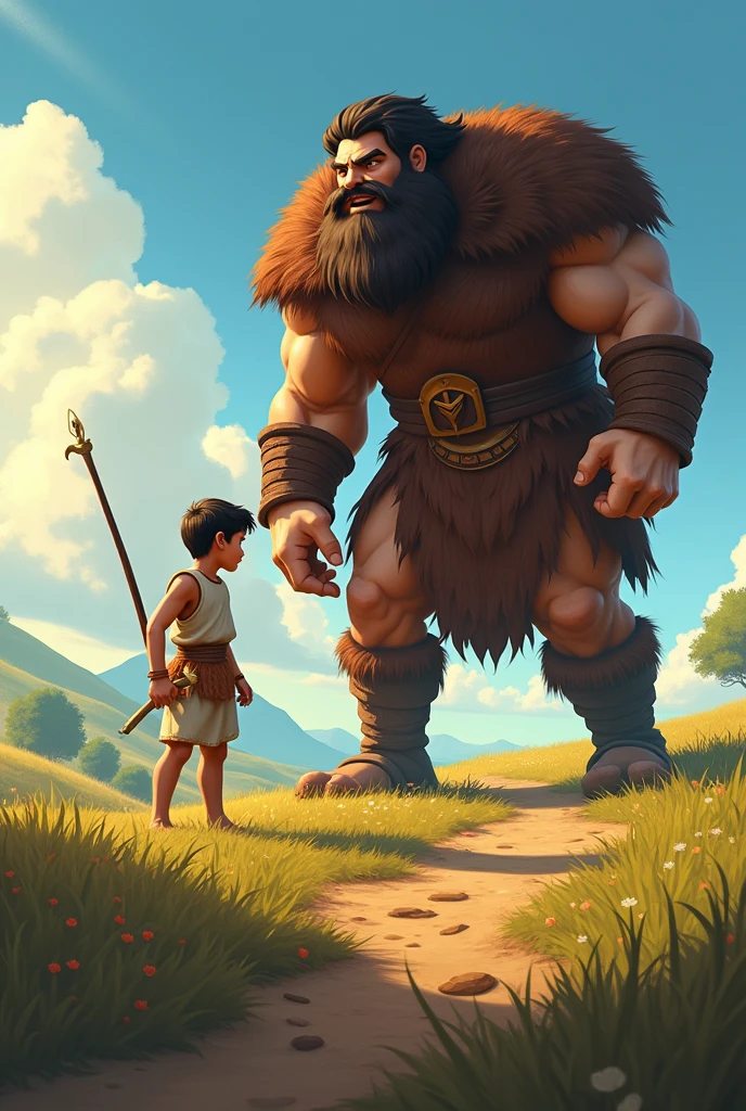Pixar Disney David Shepherd vs Goliath