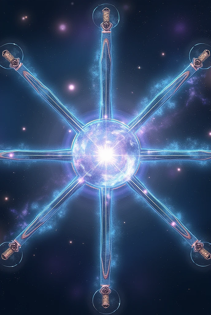 Circle of swords with space in the center
