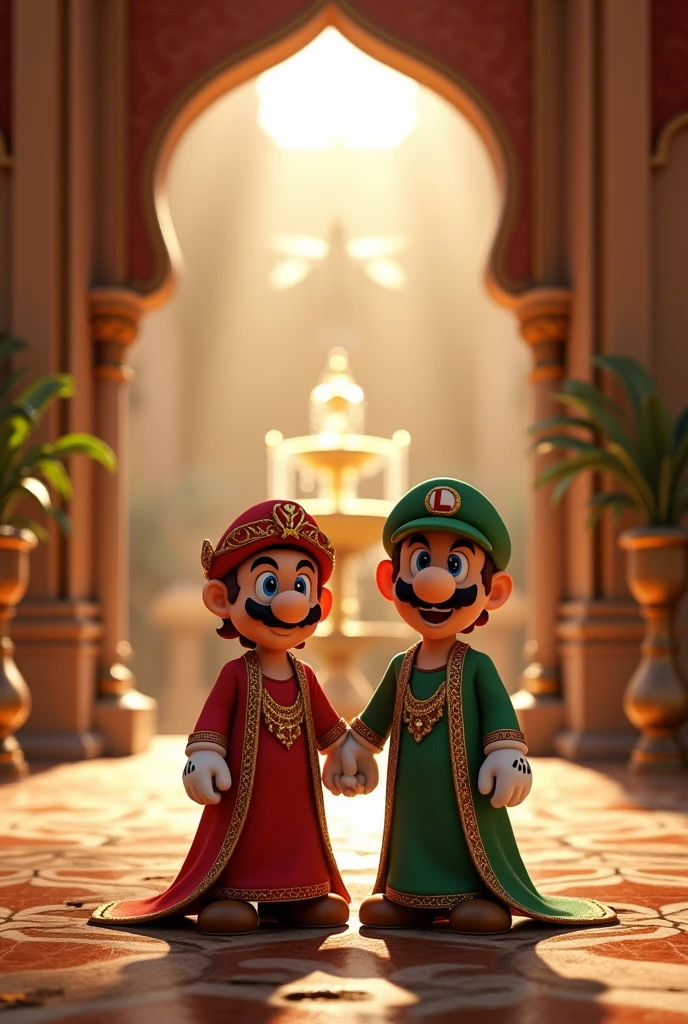 Mario bros Arabian with a parfum