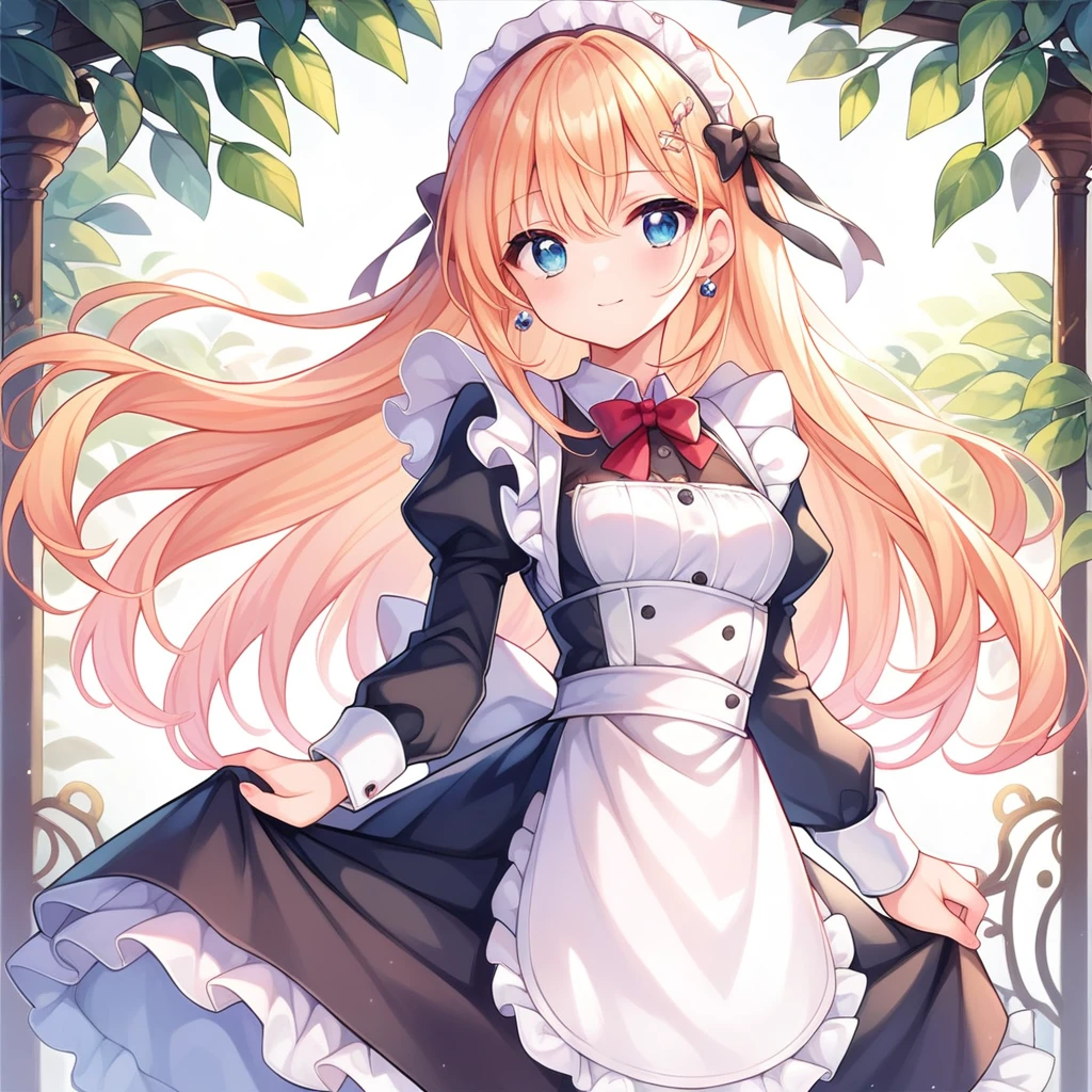 score_9, score_8_superior, score_7_superior (score_9:0.9),score_8_superior,score_7_superior,Anime Style,evaluation_Safety,(PDXL),Maid's Headdress,lira,Maid clothes,One person,alone,View your viewers,Elf Ears,Medium chest,Black Hair,robot,