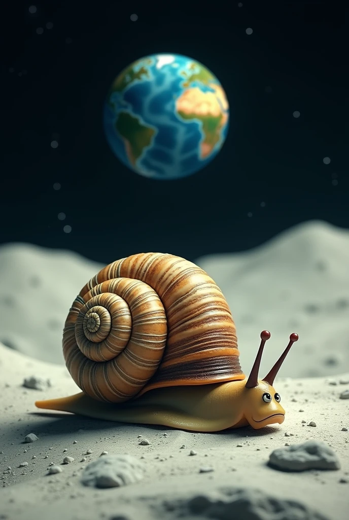 Snail on the moon