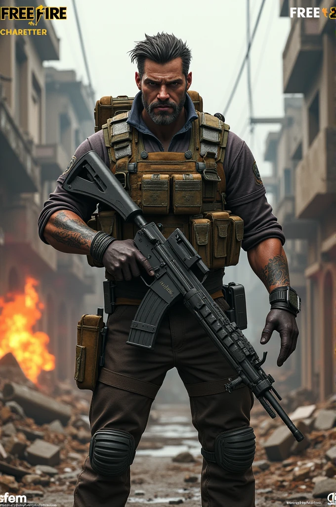 Free Fire game character