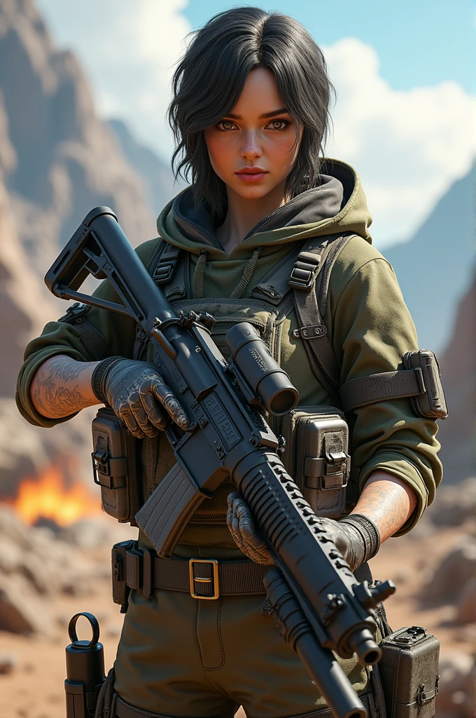 Free Fire game character