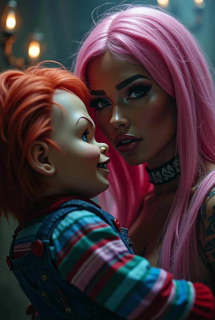 nicki minaj with chucky