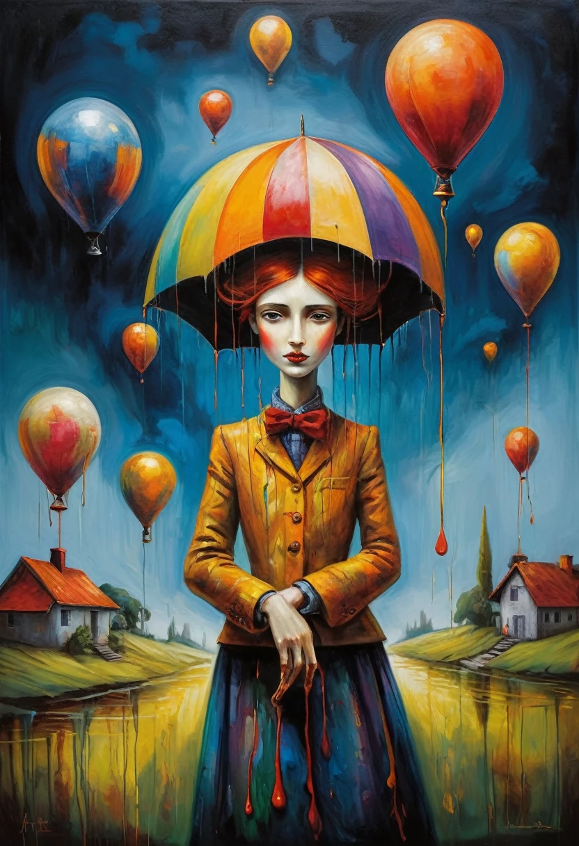 (Artistic Masterpiece of Romantic Life) ( (Themed Art of Life) ( (Conceptual Art) (NFT Exclusive) (Fauvism Work) ()”) Where visual poetry transcends traditional boundaries and embraces the dynamic interplay between creativity and technology Takes),dripping paint,darkart,style, in the style of esao andrews