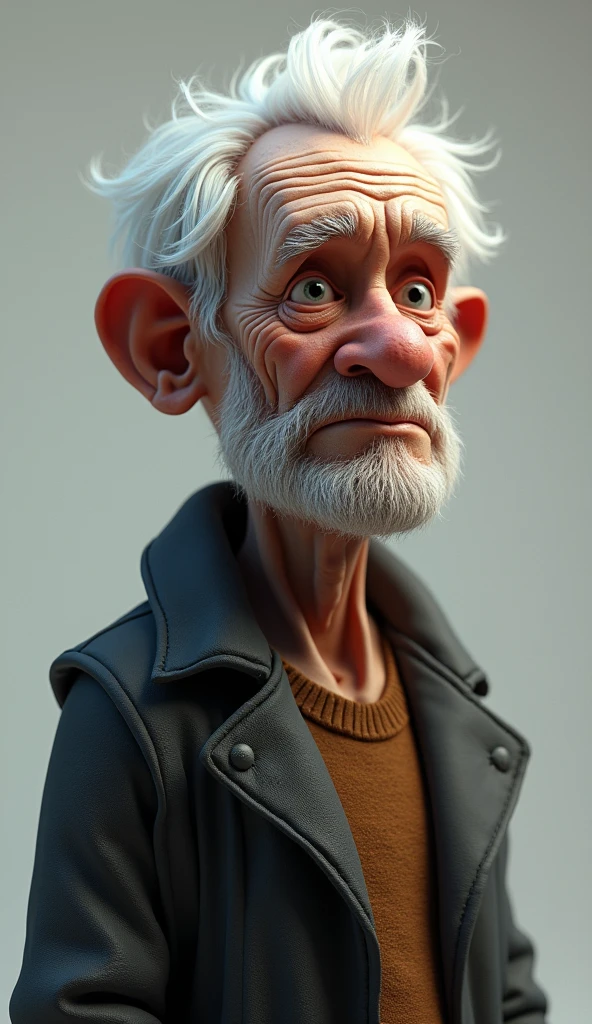 old man white 3D